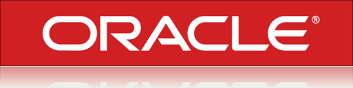 Oracle logo red white
