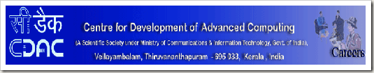 CDAC  Thiruvananthapuram
