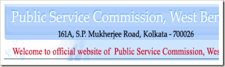 PSC Public Service Commission West Bengal
