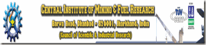 CIMFR Central Institute of Mining and Fuel Research